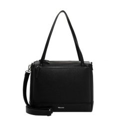 Tamaris Torebka Shopper TAS Kennia Torebki 1 ct Czarny Damski. Czarne torby na ramię damskie Tamaris, z aplikacjami, z poliesteru, zdobione, bez dodatków. Za 275.99 zł.
