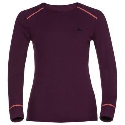 Odlo Koszulka damska Shirt l/s crew neck Warm fioletowa r. S (152021). Bluzki damskie marki Odlo. Za 169.95 zł.