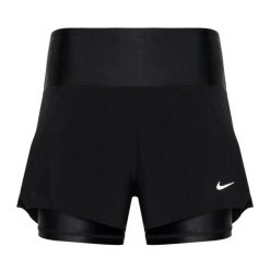 Spodenki do biegania damskie Nike Dri-Fit Swift Mid-Rise 3" 2IN1 XL. Czarne szorty sportowe damskie Nike, s, bez wzorów, sportowe, do biegania, dri-fit (nike). Za 299.99 zł.