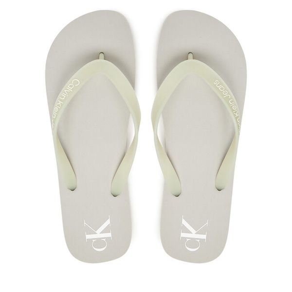 Japonki Calvin Klein Jeans. Szare klapki męskie Calvin Klein Jeans, z jeansu. Za 99.99 zł.