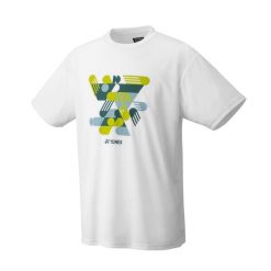 Koszulka tenisowa męska z krótkim rękawem Yonex Uni T-shirt Practice. Białe koszulki sportowe męskie YONEX, m, bez wzorów, bez kołnierzyka, bez ramiączek, tenisowe. Za 120.00 zł.