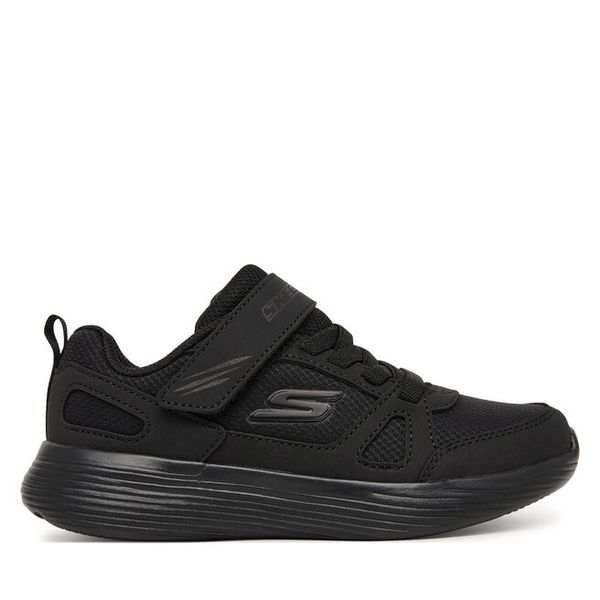 Sneakersy Skechers. Czarne trampki i tenisówki chłopięce Skechers, bez wzorów, bez zapięcia. Za 161.99 zł.