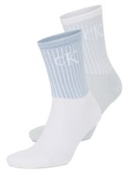 Calvin Klein Jeans Skarpety Kobiety niebieski|biały, 35-38. Białe skarpety damskie Calvin Klein Jeans, bez wzorów, z jeansu. Za 74.95 zł.