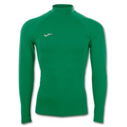 Koszulka kompresyjna do piłki nożnej dla dorosłych Joma Brama, długi rękaw. Zielone koszulki sportowe damskie Joma, xl, bez wzorów, z elastanu, bez kołnierzyka, bez ramiączek, na golfa. Za 217.00 zł.