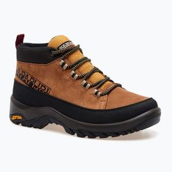 Buty turystyczne męskie Napapijri. Żółte trekkingi męskie Napapijri, trekkingowe. Za 369.99 zł.