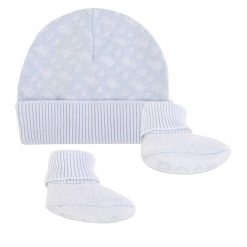 Zestaw Czapka i Skarpety BOSS. Niebieskie czapki i kapelusze męskie Boss, bez wzorów. Za 479.99 zł.