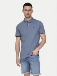 Only & Sons Polo Fletcher 22024827 Niebieski Regular Fit. Niebieskie koszulki polo męskie Only & Sons, m, bez wzorów, z bawełny, bez ramiączek. Za 79.99 zł.