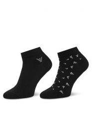 EA7 Emporio Armani Skarpety krótkie EM000538 AF25376 MC624 Czarny. Czarne skarpety męskie EA7 Emporio Armani, bez wzorów, z bawełny. Za 84.99 zł.
