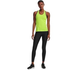 Legginsy damskie Under Armour Hi-Rise. Czarne legginsy sportowe damskie Under Armour, l, bez wzorów, z materiału, krótkie, do biegania. Za 279.45 zł.
