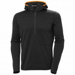 Bluza trekkingowa męska Helly Hansen Powdreamer Midlayer. Czarne bluzy męskie Helly Hansen, m, bez wzorów, bez kaptura, trekkingowe. Za 349.99 zł.