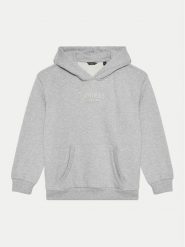 Guess Bluza L4BQ29 KAV33 Szary Regular Fit. Szare bluzy dla chłopców Guess, z aplikacjami, z bawełny, bez ramiączek, bez kaptura. Za 139.99 zł.