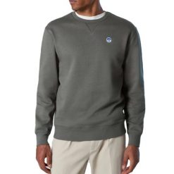 Bluza polarowa NORTH SAILS CREWNECK SWEATSHIRT Zielony. Zielone bluzy męskie North Sails, m, bez wzorów, z polaru, bez kaptura. Za 292.99 zł.