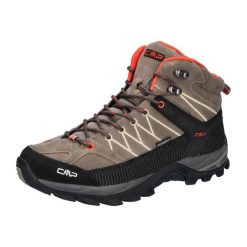 Buty sportowe męskie trekkingowe CMP Rigel wodoodporne. Brązowe trekkingi męskie CMP, trekkingowe. W wyprzedaży za 359.99 zł.