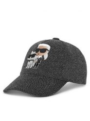 Karl Lagerfeld Kids Czapka z daszkiem Z31198 M Szary jasny. Szare czapki dla dzieci Karl Lagerfeld Kids, bez wzorów, z poliesteru. Za 119.99 zł.