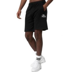 Szorty Lonsdale Dromore. Białe krótkie spodenki sportowe męskie Lonsdale, s, bez wzorów, z materiału, na fitness i siłownię. Za 184.50 zł.