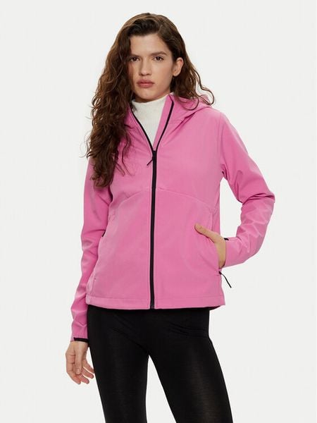 4F Kurtka softshell 4FWAW24TSOFF285 Różowy Regular Fit. Czerwone kurtki sportowe damskie 4f, l, bez wzorów, z softshellu, bez kaptura, outdoorowe. Za 179.99 zł.