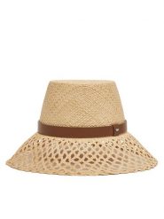 Weekend Max Mara Kapelusz Eliseo 2515571065 Beżowy. Brązowe czapki i kapelusze damskie Weekend Max Mara, bez wzorów, ze skóry. Za 689.99 zł.