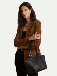 LAUREN RALPH LAUREN Torebka 431P18711002 Czarny. Czarne torebki do ręki damskie Lauren Ralph Lauren, bez wzorów, ze skóry, bez dodatków. Za 1,599.00 zł.