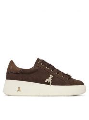 Patrizia Pepe Sneakersy PJ418.24 Brązowy ciemny. Brązowe buty sportowe dziewczęce Patrizia Pepe, bez wzorów, ze skóry, bez zapięcia. Za 719.99 zł.