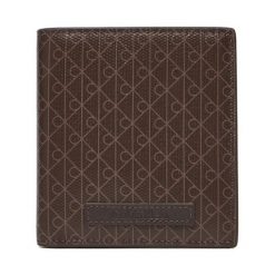 Portfel Calvin Klein. Brązowe portfele damskie Calvin Klein, bez wzorów. Za 219.99 zł.