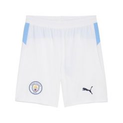 Męskie szorty Manchester City 25/26 PUMA. Białe krótkie spodenki sportowe męskie Puma, m, bez wzorów, do piłki nożnej. Za 199.00 zł.