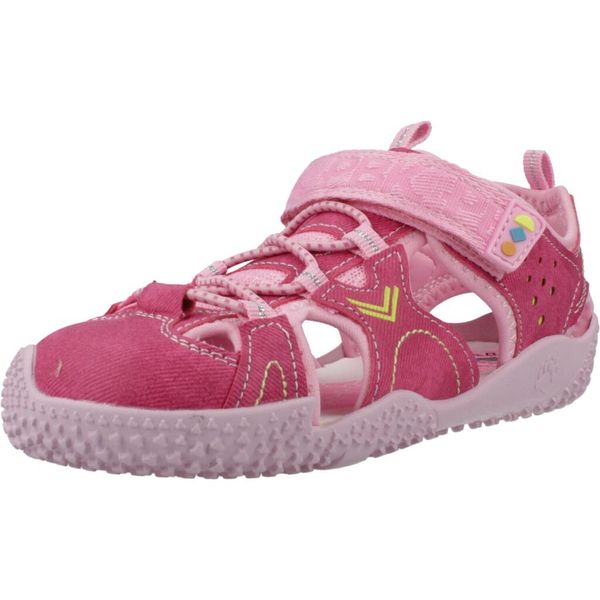Sandały PABLOSKY 985870P Rose. Czerwone sandały damskie Pablosky, bez wzorów, z syntetyku, bez obcasa, bez zapięcia. Za 170.99 zł.