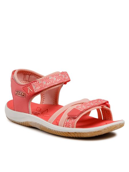 Keen Sandały Verano 1024832 Różowy. Czerwone sandały dziewczęce Keen, z materiału, bez zapięcia. Za 259.99 zł.