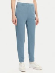 Lacoste Spodnie dresowe XF0353 Niebieski Regular Fit. Niebieskie spodnie dresowe damskie Lacoste, bez wzorów, z bawełny. Za 349.99 zł.