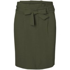 Vero Moda Spódnica damska VMEVA HR PAPERBAG SHORT SKIRT COLOR Ivy Green (rozmiar M). Zielone spódnice damskie Vero Moda, m, bez wzorów, bez kołnierzyka, bez ramiączek. W wyprzedaży za 86.00 zł.