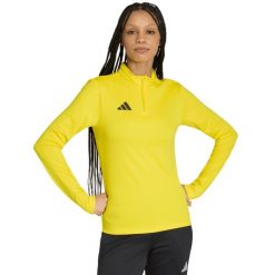 Bluza damska adidas Entrada 26 Training Top. Żółte bluzy damskie Adidas, bez wzorów, z materiału, bez kaptura, na fitness i siłownię, climacool (adidas). Za 121.99 zł.