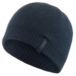 Czapka narciarska dla dorosłych Wedze Simple. Czarne czapki i kapelusze męskie WED'ZE, bez wzorów, z dzianiny, klasyczne. Za 29.99 zł.