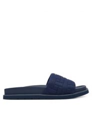 Gant Klapki 32507312 Granatowy. Niebieskie klapki damskie GANT, bez wzorów, z materiału, bez obcasa. Za 329.99 zł.