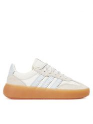 Adidas Sneakersy Barreda Decode JR0760 Biały. Białe buty sportowe dziewczęce Adidas, bez wzorów, z materiału, bez zapięcia. Za 179.99 zł.
