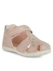 Geox Sandały B Elthan Girl B451QC 054AJ C8237 Różowy. Czerwone sandały dziewczęce Geox, ze skóry, bez zapięcia. Za 219.99 zł.