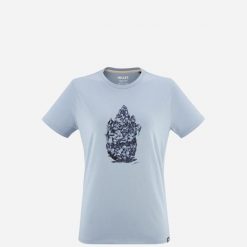 Koszulka damska z długim rękawem Millet Cimaï Collab Ts Ss. Niebieskie t-shirty damskie Millet, xl, bez wzorów, z bawełny, bez kołnierzyka. W wyprzedaży za 106.25 zł.