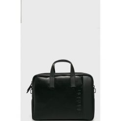 Calvin Klein - Torba. Szare torby na laptopa męskie marki Calvin Klein, w paski, z materiału. Za 579.90 zł.