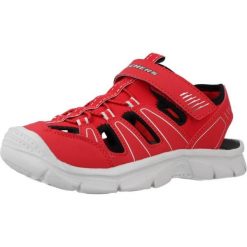Sandały Mężczyzna Skechers Relix czerwony. Czerwone sandały męskie Skechers, z tkaniny, bez zapięcia. W wyprzedaży za 188.90 zł.