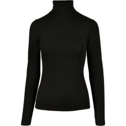 Bluzka Z Długim Rękawem Dla Pań I Panów Basic Turtle Neck. Czarne bluzki damskie Urban Classics, xl, bez wzorów, casualowe, bez kołnierzyka, bez ramiączek. Za 95.99 zł.