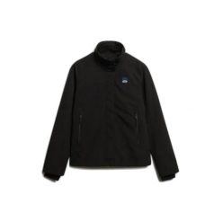 Kurtka damska Superdry Shell. Czarne kurtki damskie Superdry., bez wzorów, bez kaptura. Za 415.00 zł.