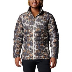 Kurtka sportowa męska Powder Lite II Printed Jacket. Szare kurtki męskie Columbia, m, bez wzorów, z materiału, sportowe, bez kaptura. Za 299.99 zł.