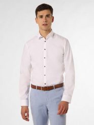 Finshley & Harding London Koszula Mężczyźni Slim Fit Bawełna biały kołnierzyk kent, 39-40. Białe koszule męskie Finshley & Harding London, m, bez wzorów, z bawełny, sportowe, bez kołnierzyka, bez ramiączek. Za 249.95 zł.