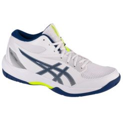 Buty siatkarskie męskie Asics Gel-task Mt 4. Białe buty sportowe męskie Asics, z materiału, bez zapięcia, do siatkówki. Za 412.05 zł.