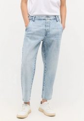 Męskie Spodnie Jeansowe Mustang Style Toledo Loose Denim Blue 1015137 5000 212. Niebieskie spodnie materiałowe męskie Mustang, l, bez wzorów, z denimu. Za 219.99 zł.