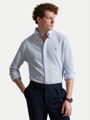 Polo Ralph Lauren Koszula 710B25852001 Niebieski jasny Regular Fit. Niebieskie koszule męskie Polo Ralph Lauren, m, bez wzorów, z bawełny, bez kołnierzyka, bez ramiączek. Za 769.99 zł.