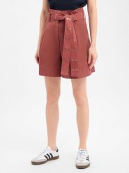BOSS Orange Szorty - C_Tulina-D Kobiety Bawełna brązowy, 34. Brązowe szorty damskie Boss Orange, bez wzorów, z bawełny. Za 499.95 zł.