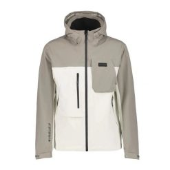 Kurtka przeciwdeszczowa do wędrówek Icepeak Brandit. Białe kurtki męskie Icepeak, l, bez wzorów, z materiału, bez kaptura. Za 443.00 zł.