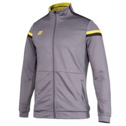 Bluza piłkarska dla dorosłych Zina Full Delta PRO 2.0 Senior treningowa. Szare bluzy męskie Zina, m, bez wzorów, bez kaptura, do piłki nożnej. W wyprzedaży za 163.20 zł.
