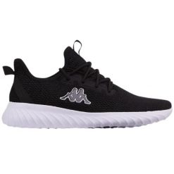 Buty Kappa Capilot Gc W 242961GC 1110 czarne. Czarne obuwie sportowe damskie bez wzorów, z gumy, na fitness i siłownię. Za 255.11 zł.