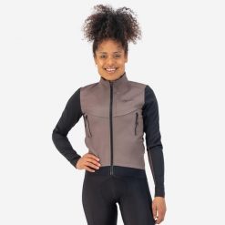 Damska bluza dresowa Rogelli Cadence. Brązowe bluzy damskie Rogelli, na zimę, m, bez wzorów, z dresówki, bez kaptura. Za 310.30 zł.