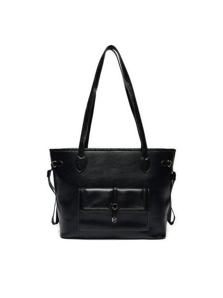 Monnari Torebka BAG6000 Czarny. Czarne torebki do ręki damskie Monnari, bez wzorów, ze skóry, bez dodatków. Za 139.99 zł.